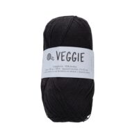 Fil VEGGIE Casasol couleur noir 940, pelote douce pour crochet 3 mm
