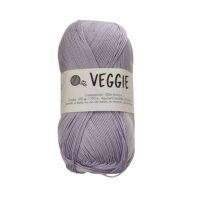 Fil VEGGIE Casasol couleur mauve poudré 714, pelote douce pour crochet 3 mm
