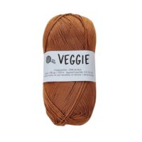 Fil VEGGIE Casasol couleur terracotta 840, pelote douce pour crochet 3 mm