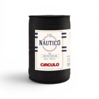 Fil Nautico Circulo noir 8990 500g fil polypropylène pour sac crochet