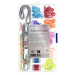 Kit tricot débutant 105 pièces avec boîte de rangement accessoires tricot