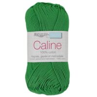 Fil Caline 100% coton Vert Prairie 136 pour crochet, tricot et amigurumi