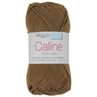 Fil Caline 100% coton Cannelle 159 pour crochet, tricot et amigurumi