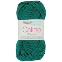 Fil Caline 100% coton Paon 134 pour crochet, tricot, amigurumi et layette
