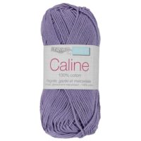 Fil Caline 100% coton Lavande 127 pour crochet, tricot, amigurumi et layette
