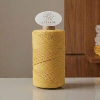 Fil coton recyclé ECO ECO Casasol Jaune Tendre 400g 1000m