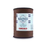 Bobine de fil Náutico Circulo 3 mm coloris Chocolat 7382 pour crochet, sacs et décoration.