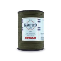 Fil Nautico Slim Circulo 3 mm Kaki Intense 5368 pour sacs et accessoires au crochet