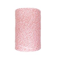 Fil coton recyclé ECO ECO Casasol Rose Tendre Twist 400g 1000m