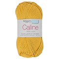 Fil Caline 100% coton moutarde 108 pour crochet, tricot, amigurumi et layette