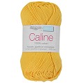 Fil Caline 100% coton jaune 104 pour crochet, tricot, amigurumi et layette