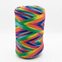 Pelote de Trapilho Satin Stretch couleur Arlequin multicolore