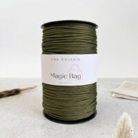 Bobine de fil Magic Bag kaki pour sac au crochet