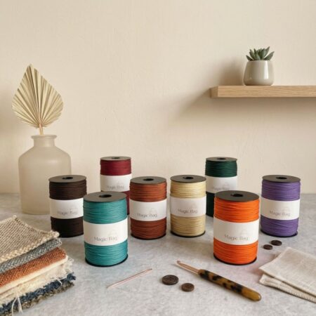 Bobines de fil Magic Bag pour sacs au crochet disponibles en plusieurs couleurs