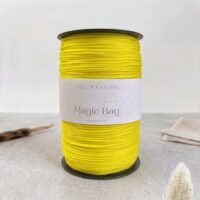 Bobine de fil Magic Bag jaune pour sac au crochet