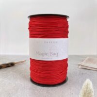 Bobine de fil Magic Bag rouge pour sac au crochet