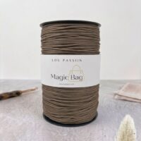 Bobine de fil Magic Bag beige 77 pour sac au crochet
