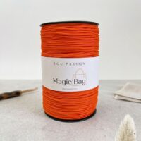 Bobine de fil Magic Bag orange pour sac au crochet