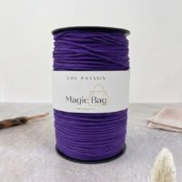 Bobine de fil Magic Bag violet pour sac au crochet