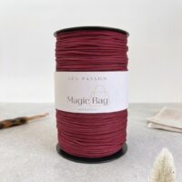 Bobine de fil Magic Bag bordeaux pour sac au crochet