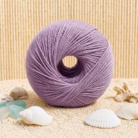 Pelote Bikini Himalaya coloris Parme 80615, fil coton pour crochet et tricot.