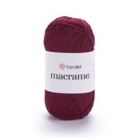 Fil Macramé YarnArt Bordeaux 145 pour sacs et accessoires au crochet