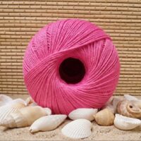 fil bikini crochet Himalaya rose 100% micro polyamide Lou Passion pelote 50g