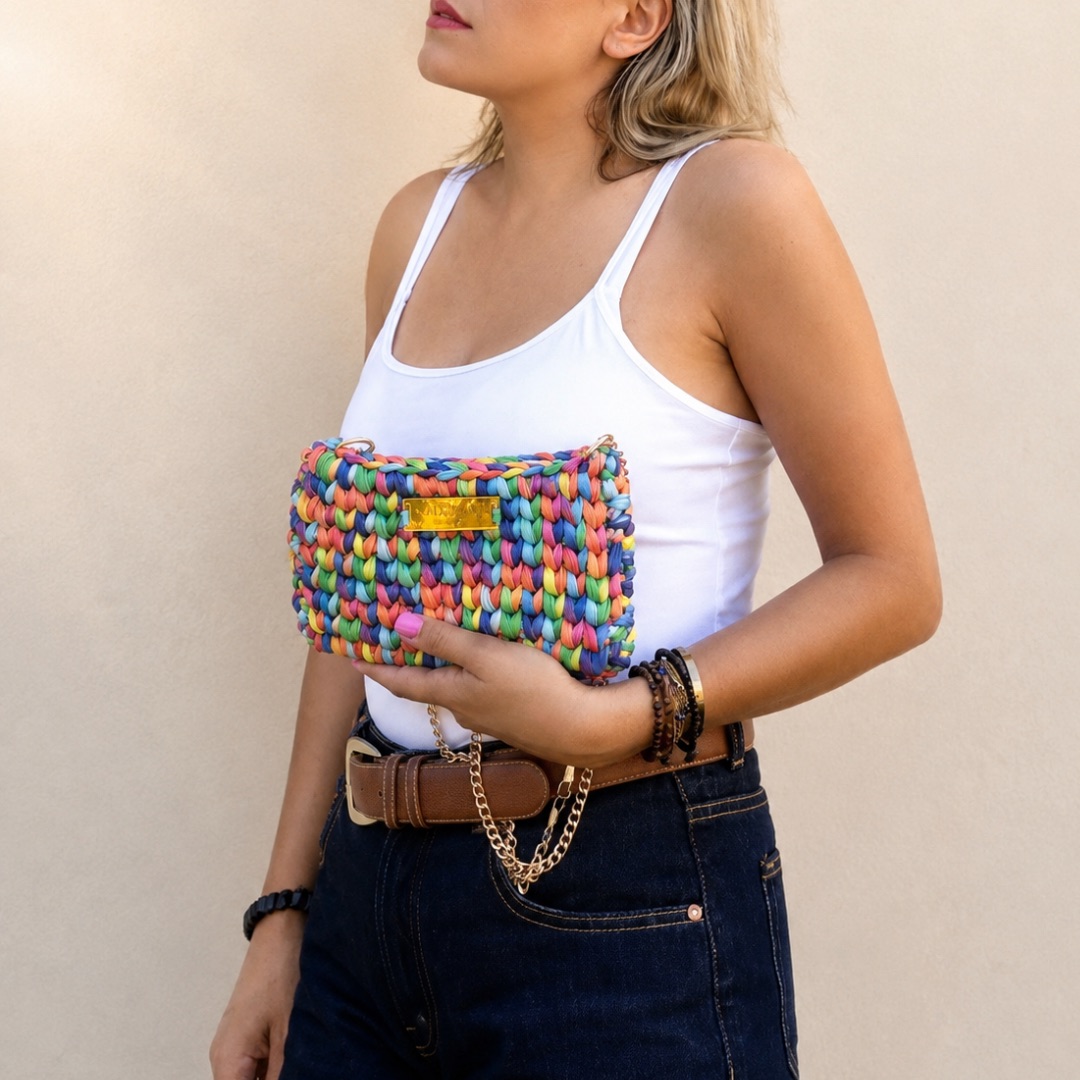 Kit Sac Tropico au Crochet – Trapilho & Tutoriel Vidéo