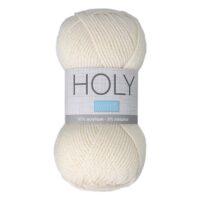 Pelote de fil Holy Trimits avec lurex, coloris ivoire 154.