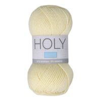 Pelote de fil Holy Trimits avec lurex, coloris jaune poudré 100.