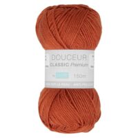 Pelote Douceur Classic Premium de Trimits, coloris terracotta 115.