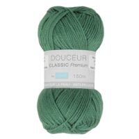 Pelote Douceur Classic Premium de Trimits, coloris vert eucalyptus 86.