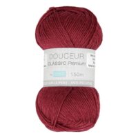 Pelote Douceur Classic Premium de Trimits, coloris bordeaux 0119.