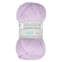 Pelote Douceur Classic Premium de Trimits, coloris parme 1988.