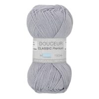 Pelote Douceur Classic Premium de Trimits, coloris gris perle 0938.