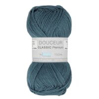 Pelote Douceur Classic Premium de Trimits, coloris bleu minéral 1519.