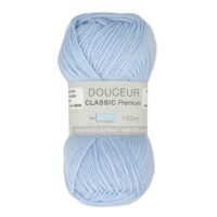 Pelote Douceur Classic Premium Trimits, coloris bleu nuage 0917.
