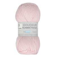 Pelote Douceur Classic Premium Trimits, coloris rose layette 0868.