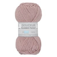 Pelote de laine Douceur Classic Premium Trimits, coloris rose cachemire 1518.