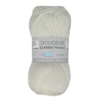 Pelote de laine Douceur Classic Premium Trimits, coloris ivoire 1525.