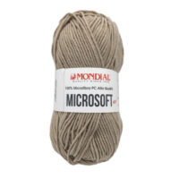 Pelote de laine Micro Soft Mondial taupe 186