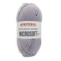 Pelote de laine Micro Soft Mondial gris lavande 304
