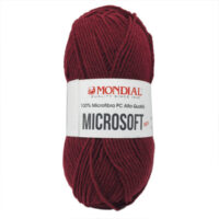 Pelote de laine Micro Soft Mondial bordeaux 279