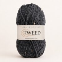 Pelote Tweed 03 gris anthracite Lou Passion