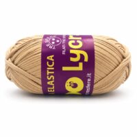 Pelote WAOO Lycra beige 300 g fil ruban élastique pour sac au crochet