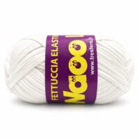 Ruban élastique Lycra WAOO blanc pelote 300g 110m pour sac au crochet