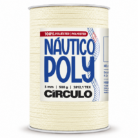 Fil Náutico Poly Círculo 5 mm crème 1074 – cordon polyester pour sac au crochet