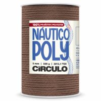 Fil Náutico Poly Círculo 5 mm cacao 3201 – cordon polyester pour sac au crochet