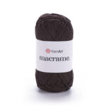 Pelote de fil YarnArt Macramé 157 Chocolat – Fil pour sacs et accessoires au crochet