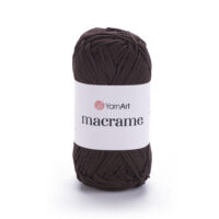 Pelote de fil YarnArt Macramé 157 Chocolat – Fil pour sacs et accessoires au crochet